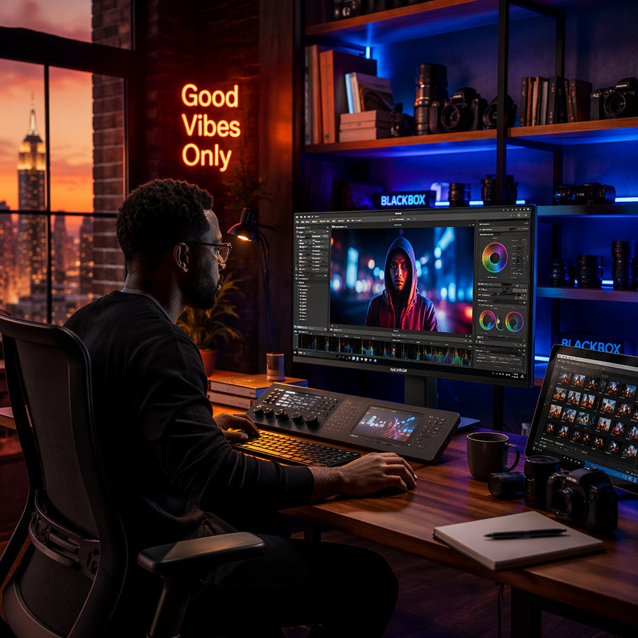 NEXRGB — deep night studio creation