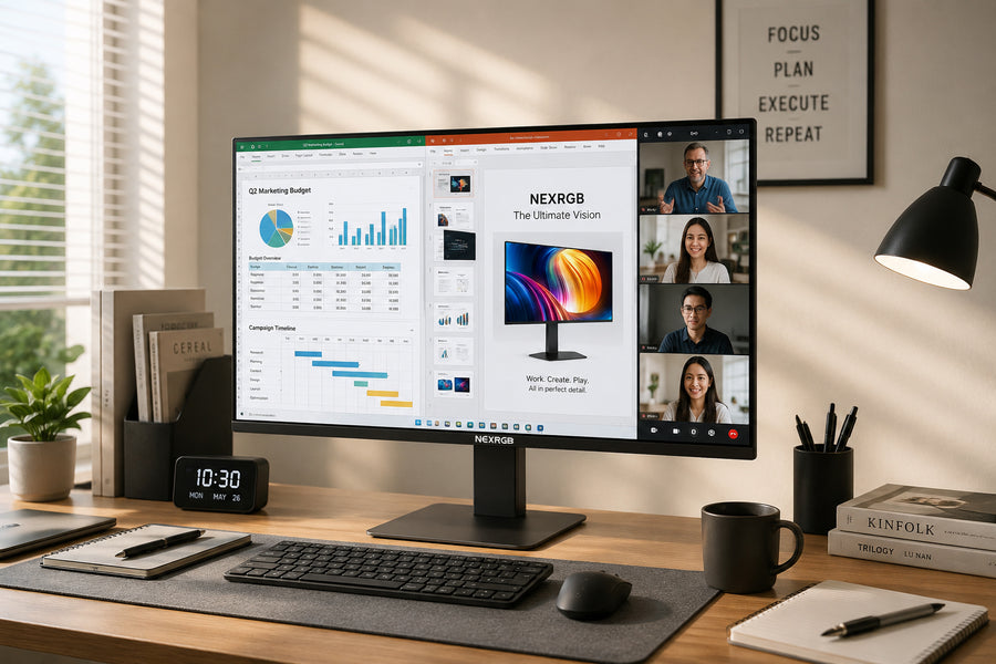 NEXRGB — premium desk setup